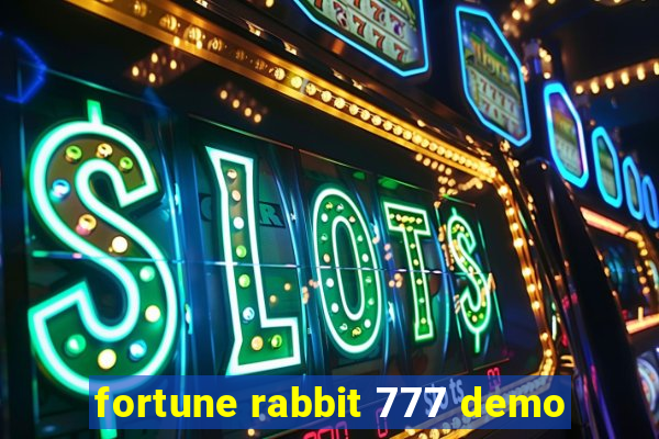fortune rabbit 777 demo
